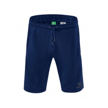 Erima Leisure Pants Essential Sweatshorts short - soft cotton blend, light stretch - navy blue Men